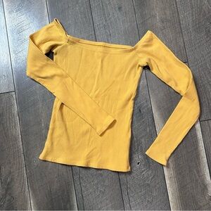 Hollister Off Shoulder Slim & Stretchy Long Sleeve
